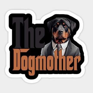 Rottweiler Dog Mom Dogmother Dogs Mommy Rottie Sticker